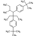 CAS#: 85668-74-2， 1,1'-(3-Ethyl-5-methyl-3,4-heptanediyl)bis[4-(2-methyl-2-propanyl)benzene]
