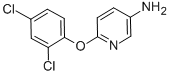structure of CAS# 85686-48-2, 6-(2,4-Dichlorophenoxy)Pyridin-3-Amine