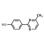 CAS#: 856906-00-8， 4-(4-Methyl-2-pyrimidinyl)phenol