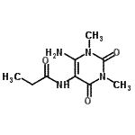 CAS#: 856984-03-7， N-(6-Amino-1,3-dimethyl-2,4-dioxo-1,2,3,4-tetrahydro-5-pyrimidinyl)propanamide