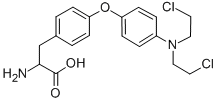 CAS#: 857-95-4， 2-Amino-3-[4-[4-[Bis(2-Chloroethyl)Amino]Phenoxy]Phenyl]Propanoic Acid