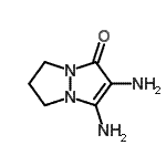 CAS#: 857035-94-0， 2,3-Diamino-6,7-dihydro-1H,5H-pyrazolo[1,2-a]pyrazol-1-one
