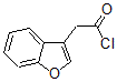 structure of CAS# 857283-98-8, 3-Benzofuranacetylchloride;Benzo[B]Furan-3-Ylacetyl Chloride 97%;BENZO[B]FURAN-3-YLACETYL CHLORIDE