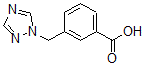 structure of CAS# 857284-23-2, 3-(1H-1,2,4-Triazol-1-Ylmethyl)-Benzoic Acid;3-(1H-1,2,4-Triazol-1-Ylmethyl)Benzoic Acid 97%;3-(1H-1,2,4-TRIAZOL-1-YLMETHYL)BENZOIC ACID;3-[1,2,4]TRIAZOL-1-YLMETHYL-BENZOIC ACID