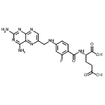 CAS#: 85803-29-8， N-(4-{[(2,4-Diamino-6-pteridinyl)methyl]amino}-2-fluorobenzoyl)-L-glutamic acid