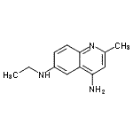 CAS#: 858451-60-2， N<sup>6</sup>-Ethyl-2-methyl-4,6-quinolinediamine