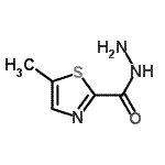 CAS 登录号：858486-43-8， 5-甲基-1,3-噻唑-2-甲酰肼