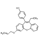 CAS#: 85850-85-7， 4-[7-(Allyloxy)-11-ethyldibenzo[b,f]oxepin-10-yl]phenol