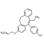 CAS#: 85850-87-9， 4-[2-(Allyloxy)-6-ethyl-11,12-dihydrodibenzo[a,e][8]annulen-5-yl]phenol