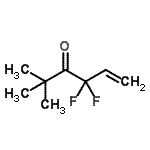 CAS#: 85864-63-7， 4,4-Difluoro-2,2-dimethyl-5-hexen-3-one
