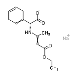 CAS#: 85896-05-5， Sodium (2R)-1,4-cyclohexadien-1-yl[(4-ethoxy-4-oxo-2-buten-2-yl)amino]acetate