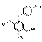 CAS#: 85896-12-4， 2,5-Dimethoxy-4-[(4-methylphenyl)sulfanyl]aniline