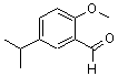 结构式 CAS# 85902-68-7, 5-异丙基-2-甲氧基苯甲醛