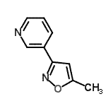 CAS#: 85903-32-8， 3-(5-methylisoxazol-3-yl)pyridine