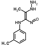 CAS#: 85914-43-8， N-[(1Z)-2-Hydrazino-1-nitroso-1-propen-1-yl]-3-methylaniline
