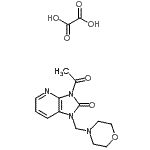 CAS#: 85930-05-8， 3-Acetyl-1-(4-morpholinylmethyl)-1,3-dihydro-2H-imidazo[4,5-b]pyridin-2-one ethanedioate (1:1)