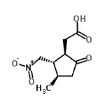 CAS#: 86023-17-8， [(1R,2S,3R)-3-Methyl-2-(nitromethyl)-5-oxocyclopentyl]acetic acid