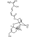 CAS#: 86023-75-8， (4alpha,6beta)-16-Hydroxy-12,13-epoxytrichothec-9-en-4-yl (2Z,4E,7R)-6,7-dihydroxy-2,4-octadienoate