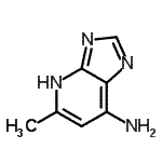 CAS 登录号：860722-53-8， 5-甲基-1H-咪唑并[4,5-b]吡啶-7-胺