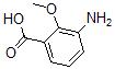 structure of CAS# 861306-04-9, 3-Amino-2-Methoxy-Benzoic Acid;3-Amino-2-Methoxybenzoic  Acid