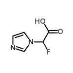 CAS#: 861397-68-4， Fluoro(1H-imidazol-1-yl)acetic acid