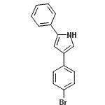 CAS#: 862201-35-2， 4-(4-Bromophenyl)-2-phenyl-1H-pyrrole