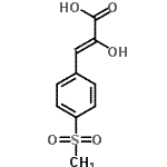 CAS#: 862252-59-3， (2Z)-2-Hydroxy-3-[4-(methylsulfonyl)phenyl]acrylic acid