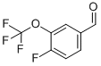 结构式 CAS# 86256-48-6, 4-氟-3-(三氟甲氧基)苯甲醛