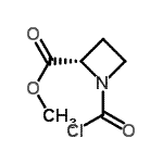 CAS#: 86264-77-9， Methyl (2S)-1-(chlorocarbonyl)-2-azetidinecarboxylate