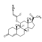CAS#: 86271-88-7， (E)-2-Diazonio-1-{[(11alpha)-3,20-dioxopregn-4-en-11-yl]oxy}ethenolate