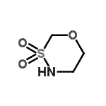structure of CAS# 863015-82-1, 1,3,4-Oxathiazinane 3,3-dioxide;1,3,4-oxathiazinane 3,3-dioxide;MFCD09953728