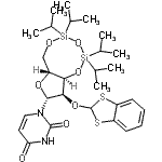 CAS#: 86365-02-8， 1-[(6aR,8R,9R,9aR)-9-(1,3-Benzodithiol-2-yloxy)-2,2,4,4-tetraisopropyltetrahydro-6H-furo[3,2-f][1,3,5,2,4]trioxadisilocin-8-yl]-2,4(1H,3H)-pyrimidinedione
