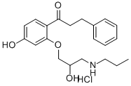CAS#: 86383-31-5， 4-Hydroxy Propafenone Hydrochloride