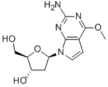 CAS#: 86392-74-7， 7-(2-Deoxy-beta-D-Erythro-Pentofuranosyl)-4-Methoxy-7H-Pyrrolo[2,3-d]Pyrimidin-2-Amine