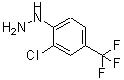structure of CAS# 86398-98-3, 1-[2-Chloro-4-(Trifluoromethyl)Phenyl]Hydrazine;1-[2-Chloro-4-(Trifluoromethyl)Phenyl]Hydrazine, 95+%;1-[2-Chloro-4-(Trifluoromethyl)Phenyl]Hydrazine  Hcl;1-[2-CHLORO-4-(TRIFLUOROMETHYL)PHENYL]HYDRAZINE