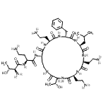 CAS 登录号：86408-36-8， 多黏菌素B九肽盐酸盐