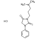 CAS#: 86503-27-7， 3-[3-(Dimethylamino)propyl]-1-phenyl-2-thioxo-4-imidazolidinone hydrochloride (1:1)