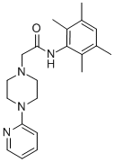 CAS#: 86523-71-9， 4-(2-Pyridinyl)-N-(2,3,5,6-Tetramethylphenyl)-1-Piperazineacetamide