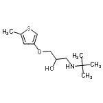 CAS#: 86525-75-9， 1-[(2-Methyl-2-propanyl)amino]-3-[(5-methyl-3-thienyl)oxy]-2-propanol