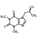 CAS#: 86540-95-6， 7-[(2S)-2-Hydroxypropyl]-1,3-dimethyl-3,7-dihydro-1H-purine-2,6-dione