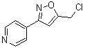 CAS#: 865610-66-8， 4-[5-(Chloromethyl)-1,2-oxazol-3-yl]pyridine