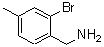 structure of CAS# 865718-75-8, (2-bromo-4-methyl-phenyl)methanamine;(2-bromo-4-methylphenyl)methanamine;2-BROMO-4-METHYLBENZYLAMINE;BENZENEMETHANAMINE,2-BROMO-4-METHYL-
