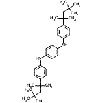 CAS#: 86579-34-2， N,N'-Bis[4-(2,4,4-trimethyl-2-pentanyl)phenyl]-1,4-benzenediamine