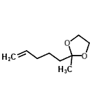 CAS#: 86646-44-8， 2-Methyl-2-(4-penten-1-yl)-1,3-dioxolane