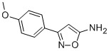 structure of CAS# 86685-98-5, 5-Amino-3-(4-Methoxyphenyl)Isoxazole;5-AMINO-3-(4-METHOXYPHENYL)ISOXAZOLE  9&