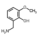 CAS#: 86855-27-8， 2-(Aminomethyl)-6-methoxyphenol