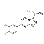 CAS#: 86869-96-7， 7-(3,4-Dichlorophenyl)-3-isopropyl[1,2,4]triazolo[4,3-b][1,2,4]triazine