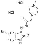 CAS#: 86873-25-8， (Z)-4-Methyl-1-PiperazineAcetic Acid (5-Bromo-1,2-Dihydro-2-Oxo-3H-Indol-3-Ylidene)Hydrazide Dihydrochloride
