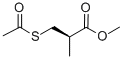 structure of CAS# 86961-07-1, (R)-(+)-3-(Acetylthio)Isobutyric Acid Methyl Ester;(R)-(+)-3-(ACETYLTHIO)-2-METHYLPROPIONIC ACID METHYL ESTER;(R)-2-Methyl-3-(Acetylthio)Propionic Acid Methyl Ester;(R)-(+)-3-(ACETYLTHIO)ISOBUTYRIC ACID METHYL ESTER