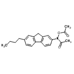 CAS#: 87005-14-9， N-Acetoxy-N-(7-butyl-9H-fluoren-2-yl)acetamide
